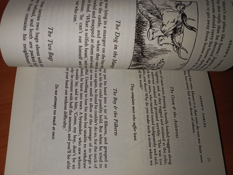 Книга на английском Aesop's fables