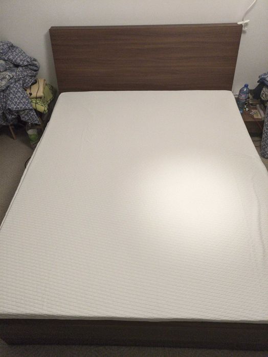 Топ матрак 160x200 см WELLPUR FRYA - бял