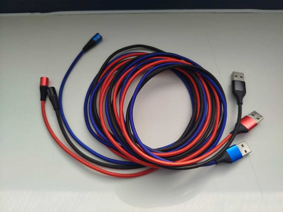 Set cabluri USB - USB Type C "OLAF", mufe magnetice