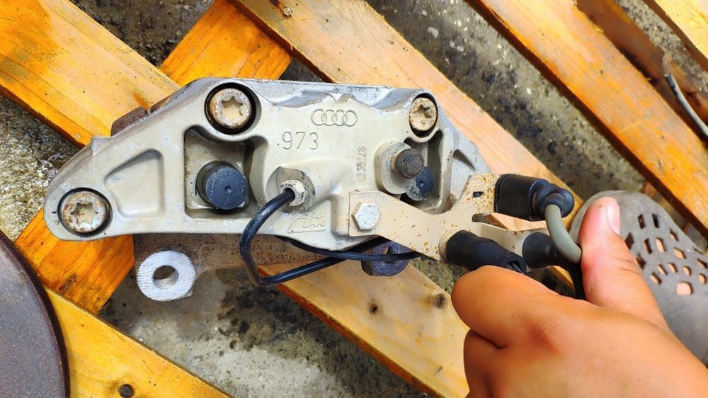 Моторче ръчна и спирачни апарати Audi A6 C6 4F 2006 Ауди