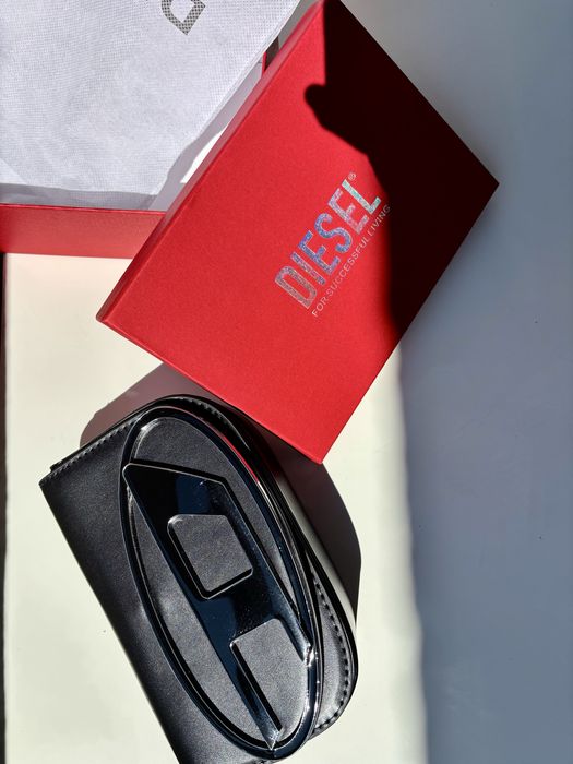 Diesel черна кожена чанта