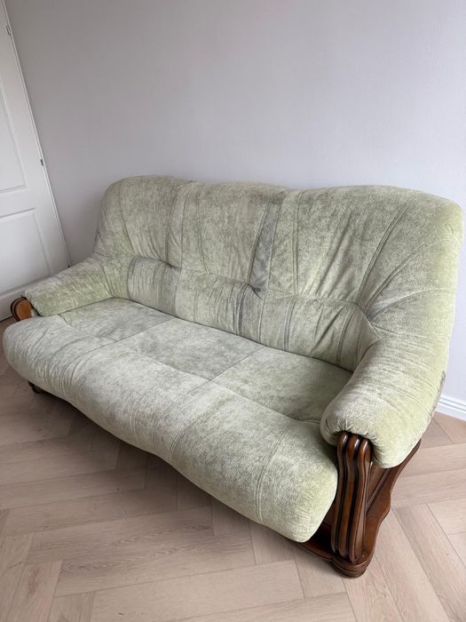 Canapea 3 locuri lemn masiv, stil clasic