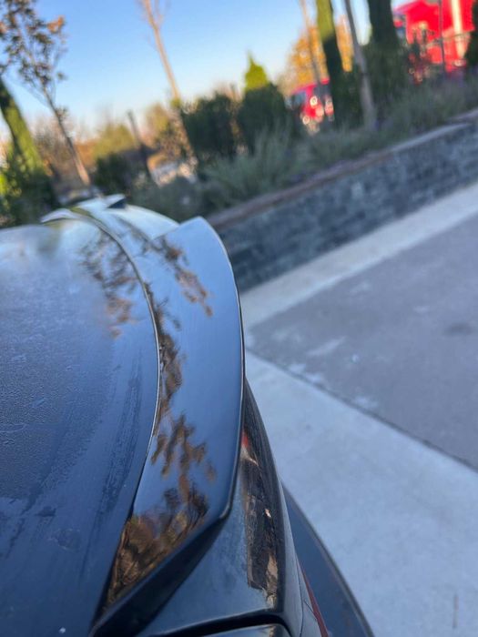 Лип спойлер за багажник на BMW 5 серия G30 (2018-2024), черен гланц