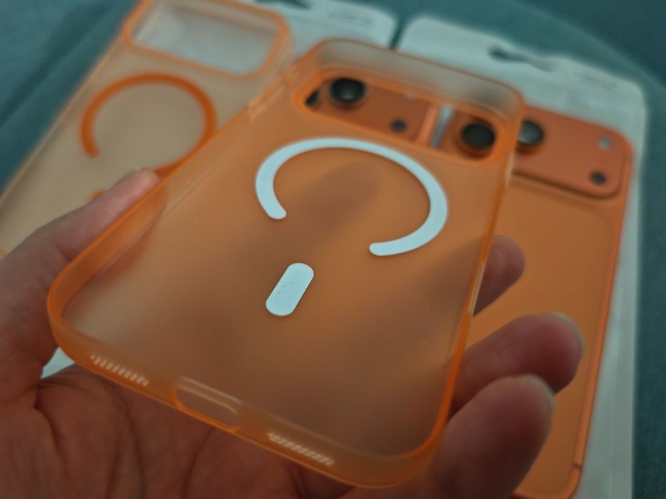 IPhone 17 Pro,iPhone 17 Pro Max  Magsafe Go Orange кейс