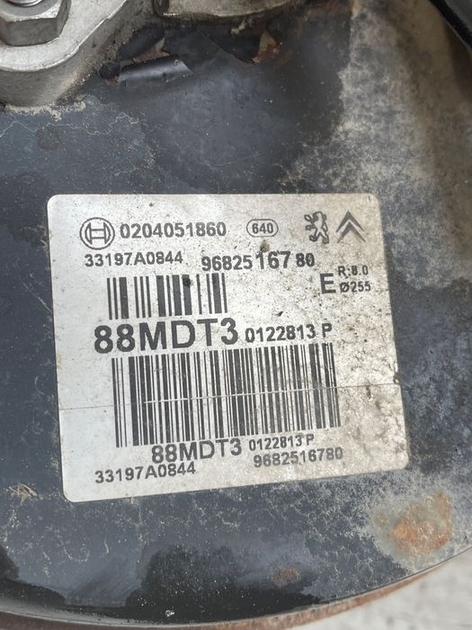 Tulumba Frana Peugeot 308 Sw 4E_, 4H_ 2007 - > 1.6Hdi 9682516780