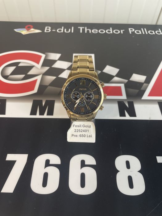Ceas Fossil Gold