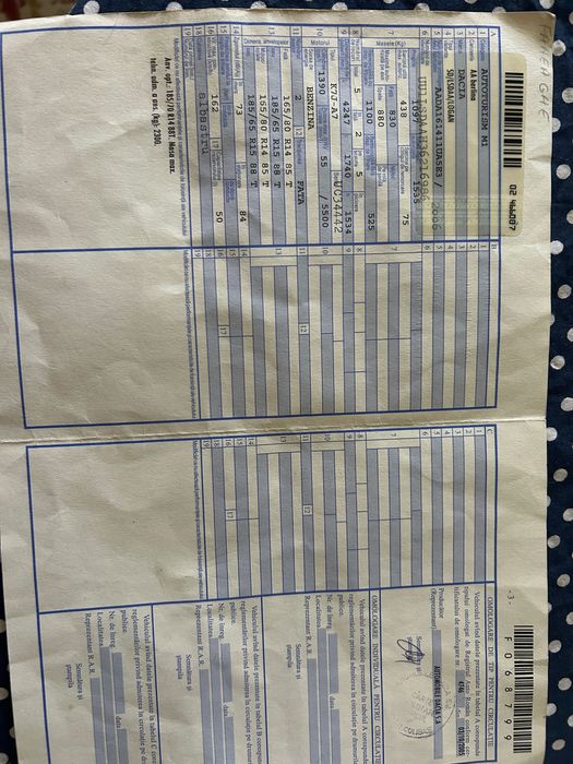 Vand Dacia Logan an 2006  99.000 Km