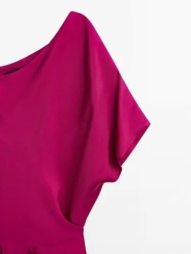 Rochie satinata Massimo Dutti Studio