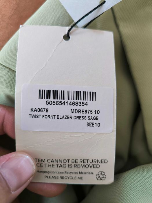 KAIIA brand twisted blazer dress
