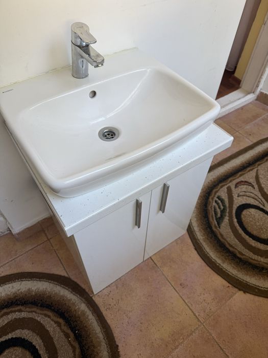 Geberit Selnova Square lavoar cu dulap 50 cm chiuveta