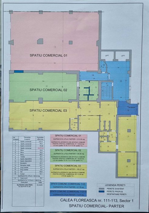 Spatiu comercial Piata Floreasca Complex Agora