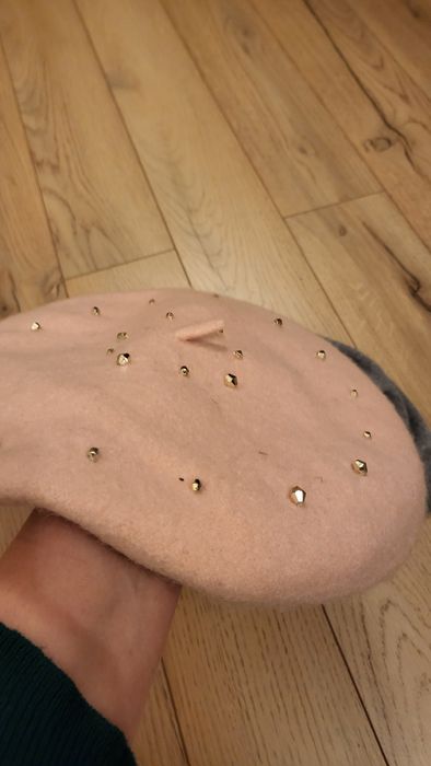 Basca lana fete/fetite 52 cm și caciula