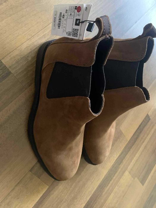 Мъжки велурени боти ZARA - чисто нови, размер 40