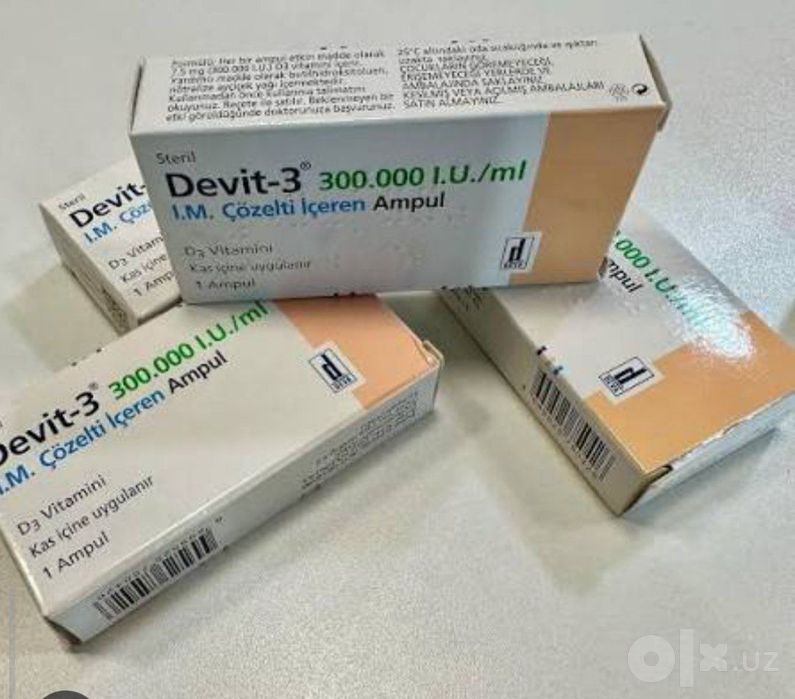Девид 300 000 в ампулах Д3 Devit-3 Турция, Девид-3, 300 000 витамин Д3