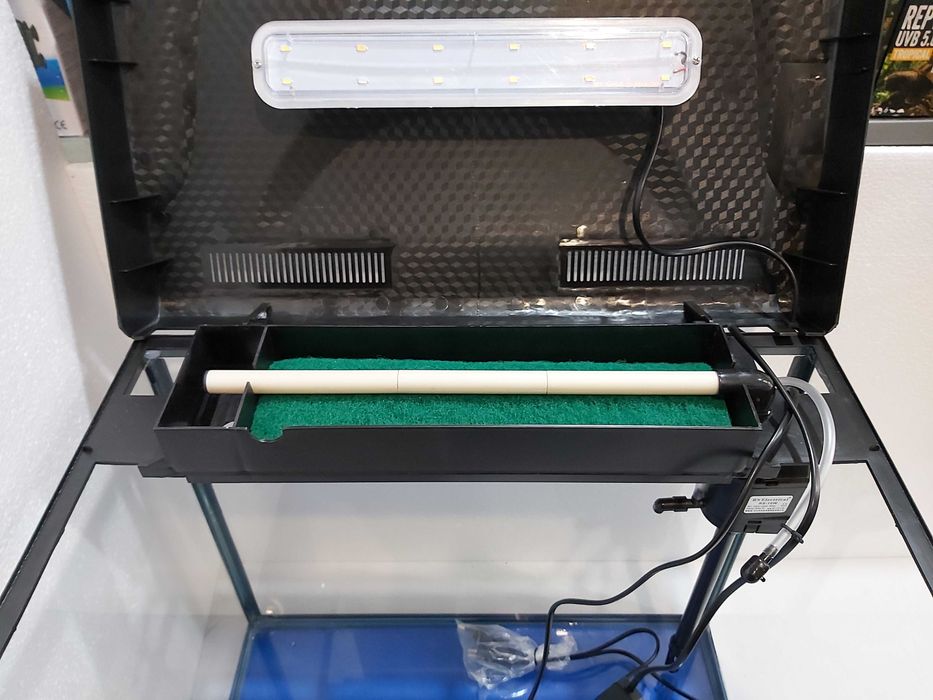 Аквариум 70 литра - оборудван