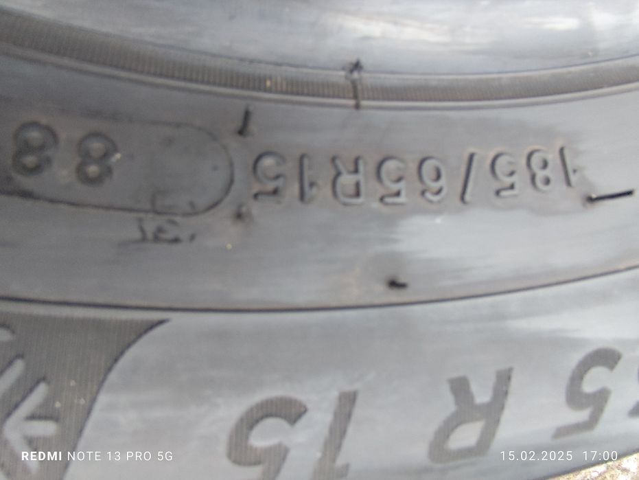 2 anvelope de iarna Michelin alpin 6 185-65-15 profil 8 mm ca noi