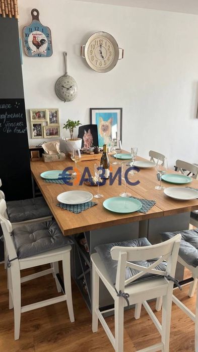 Апартамент с 2 спални в Несебър ж. к. Черно Море, Без такса поддръжка,