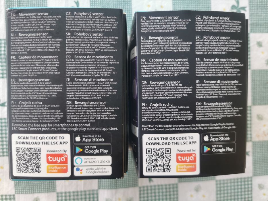 Безжичен WI-FI сензор за движение TUYA/SMART LIFE