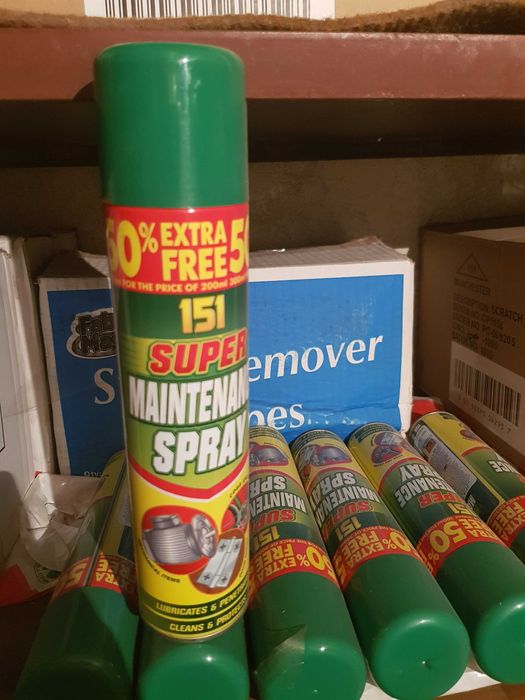 Спрей смазка голям флакон кашон, тип WD40