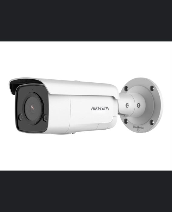 Camera supraveghere IP exterior Hikvision AcuSense DarkFighter DS-2CD2T86G2-4I, 4K, IR 80 m, 2.8 mm, PoE