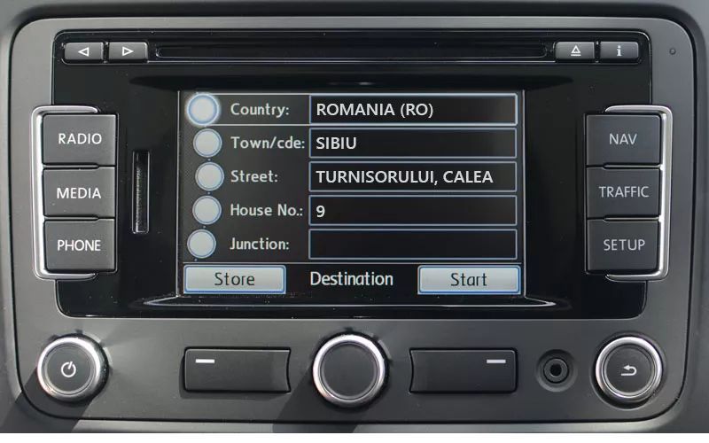 VW SKODA GPS Hărți navigație 2023 VW RNS 310 Full Europa România GPS