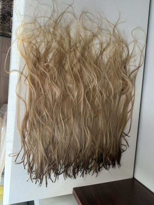 Естествена коса кичури