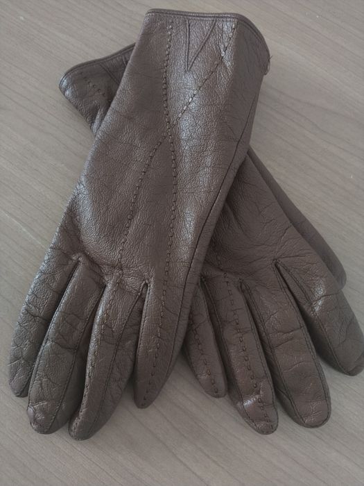 Перчатки кожаные