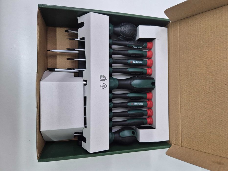 Set 37 Piese Surubelnite Parkside, ergonomice, cu varf magnetic
