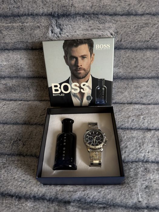 Set cu ceas si parfum Boss