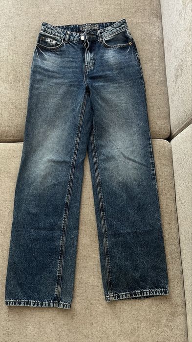 Джинсы клеш, straight