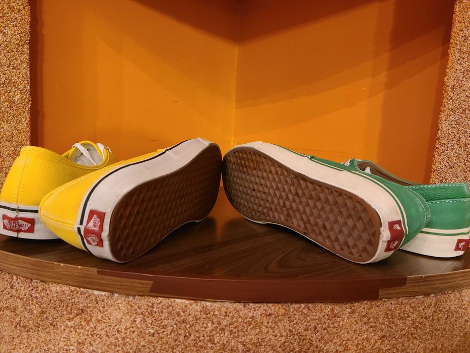 Pantofi (sneakers) Vans Classic Skateboard TB9C Galben + Verde