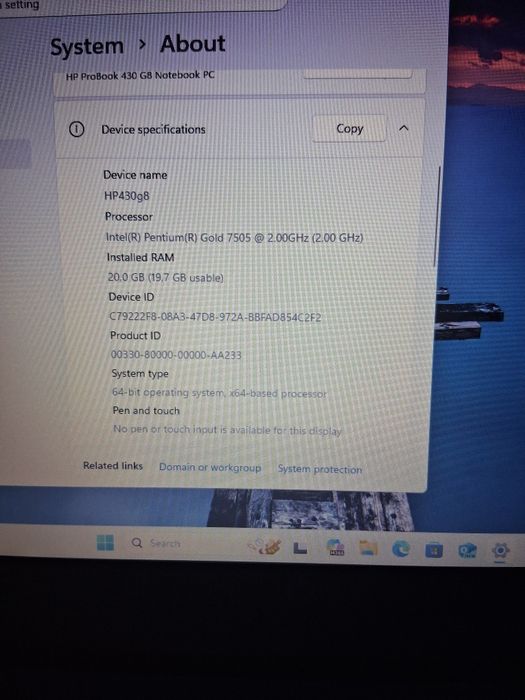 Laptop HP Probook 430 g8