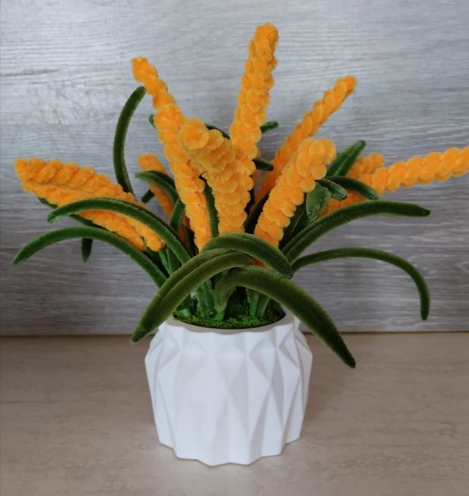 Цветя от телени пръчици