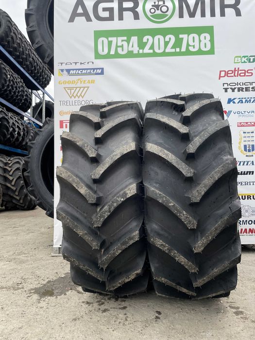 Anvelope noi radiale 420/85R24 pentru tractor fata marca MRL