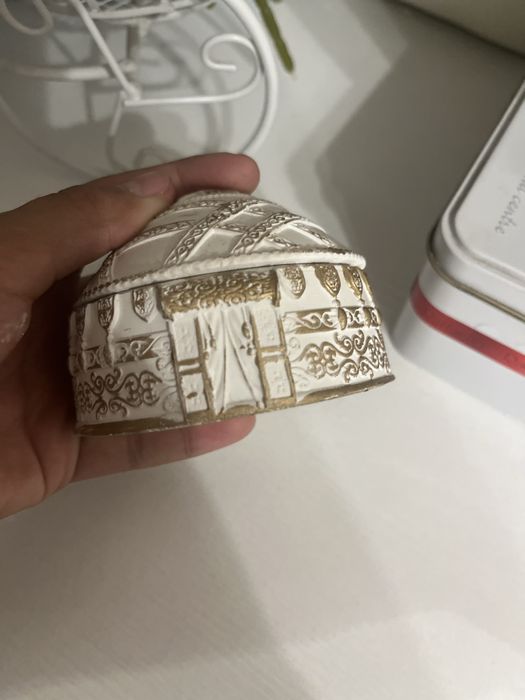 Шкатулка в виде юрты ручная работа
