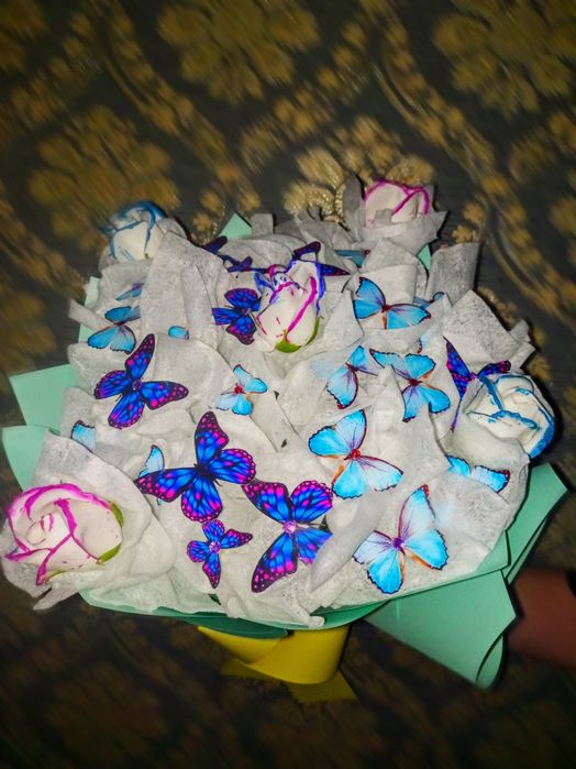 Букеты с бабочками