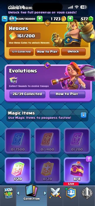 Акк Clash Royale | 12500 кубков