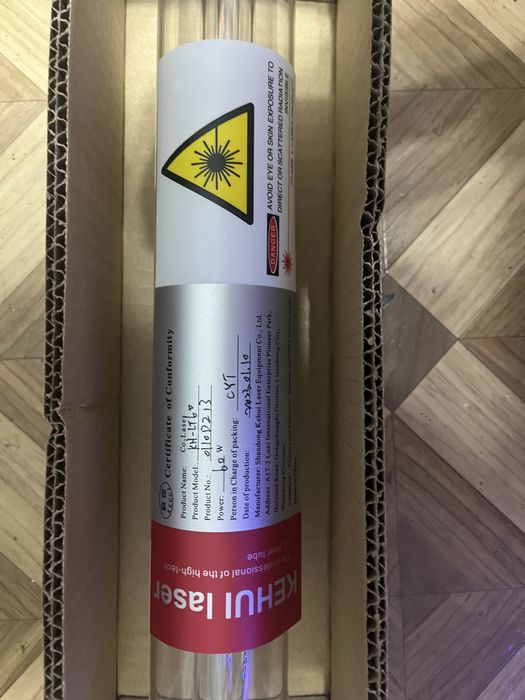 Продам трубку для лазера 60 ват