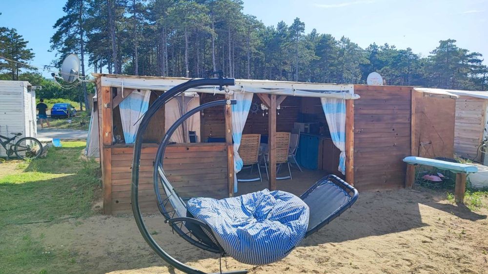 Каравани под наем с изглед „Морска приказка“ – къмпинг Градина Кайт