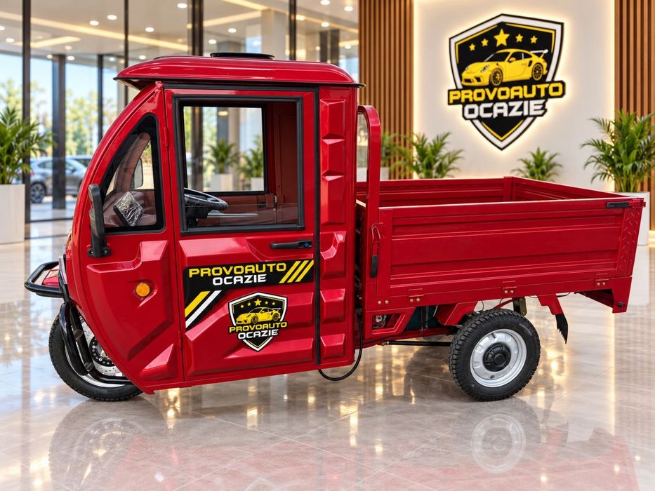 Triciclu Electric Pick Up 2026 | Pret. 2644€ + TVA | Garantie 3 Ani