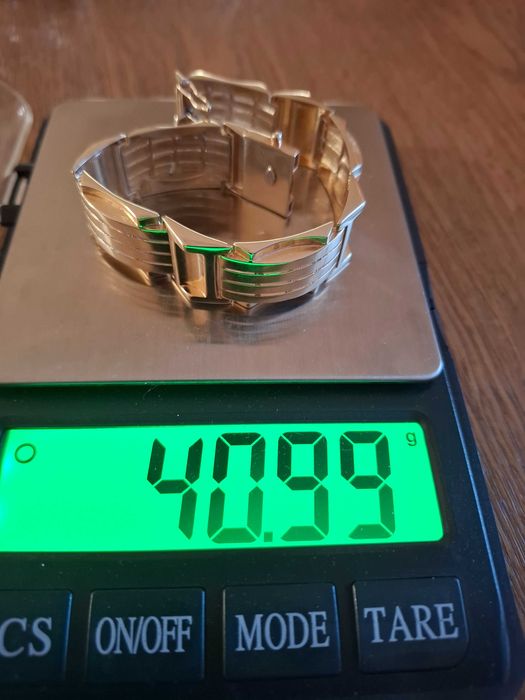 Мъжка златна гривна чисто нова 41 грама