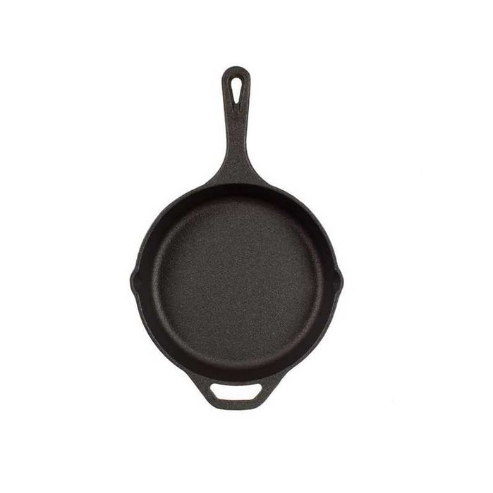 Чугунен тиган Mercado Trade, Кръгъл, Чугун, Сив