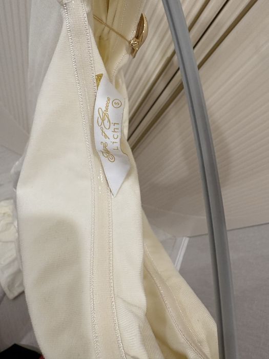 Вечернее платье макси ,молочно-белое!