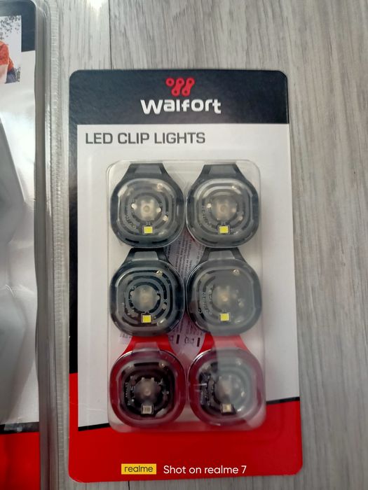 Комплект за колоездачи Walfort очила със сменяеми стъкла и осветление