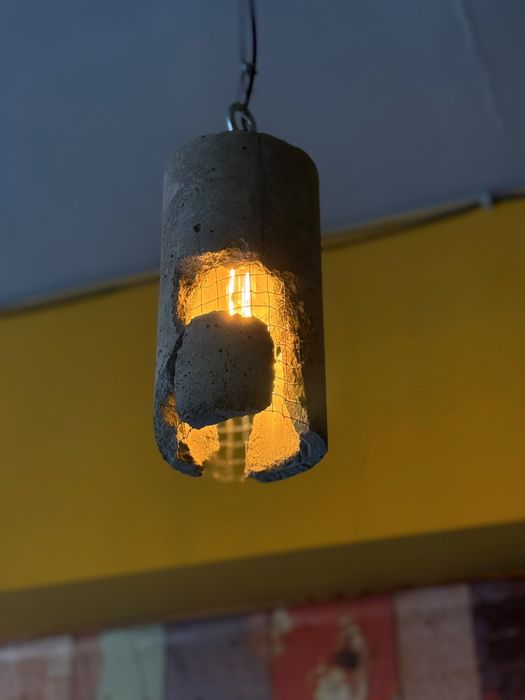 Lampa decor din ciment  HoReCa / Terasa