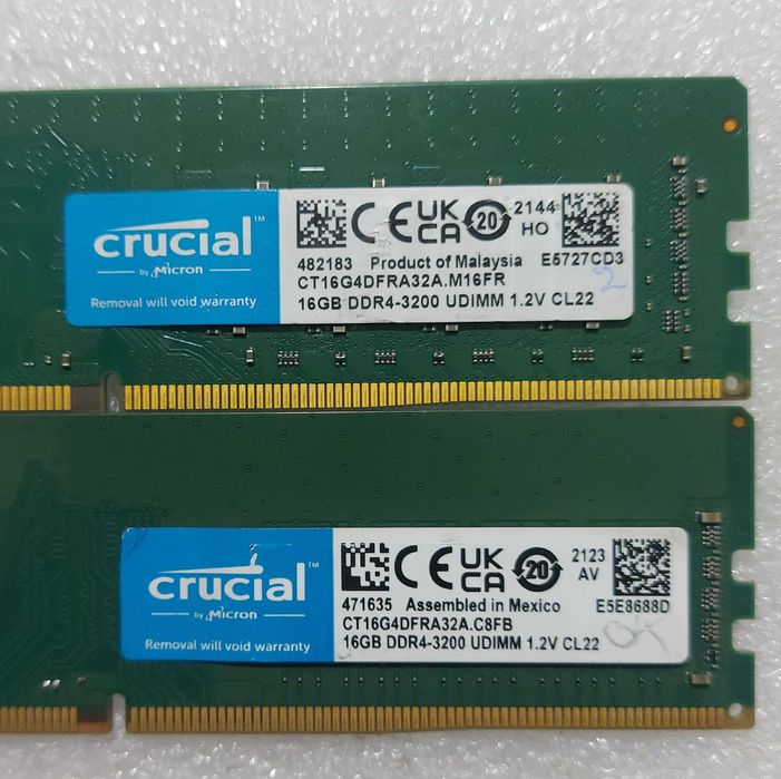 KIT memorii 32GB DDR4 3200Mhz CRUCIAL