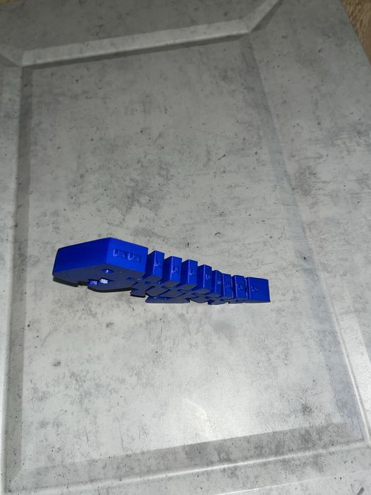 3D принтиран ключодържател – динозавър с подвижни части