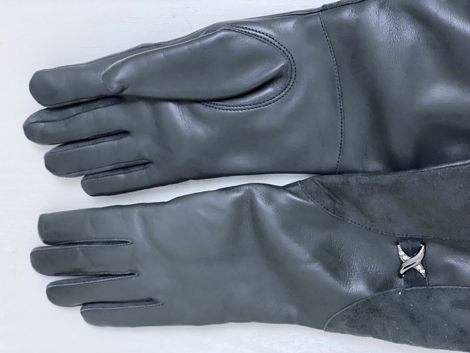 Перчатки кожа