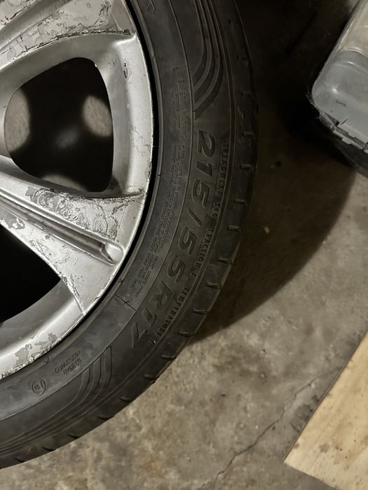 Диск с шиной альфард рестайлинг r17