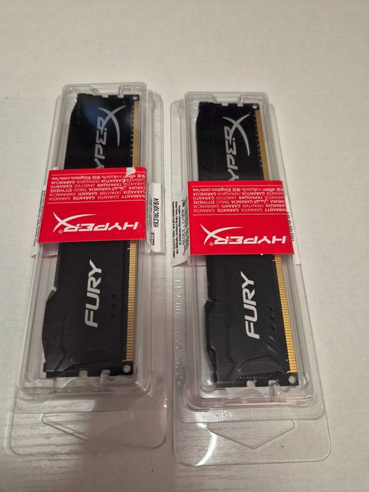 KIT Memorie 2X4GB HyperX FURY Black DDR3, 1600MHz
